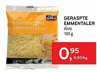 Alvo Geraspte emmentaler alvo aanbieding
