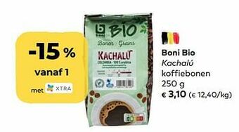 Bio Planet Boni bio kachalú koffiebonen aanbieding