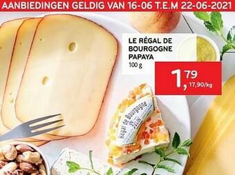 Le régal de bourgogne papaya