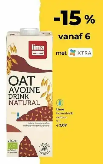 Bio Planet Lima haverdrink natuur aanbieding