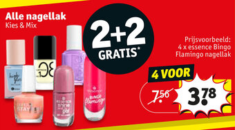 Kruidvat Alle nagellak aanbieding