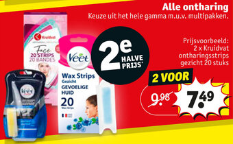 Kruidvat Alle ontharing aanbieding