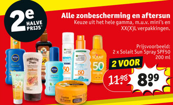 Kruidvat Alle zonbescherming en aftersun 200 ml aanbieding