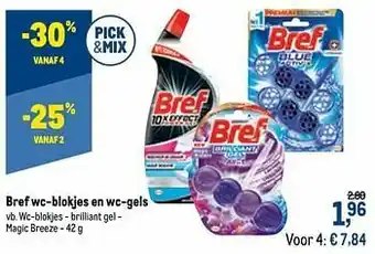 Makro Bref wc-blokjes en wc-gels aanbieding