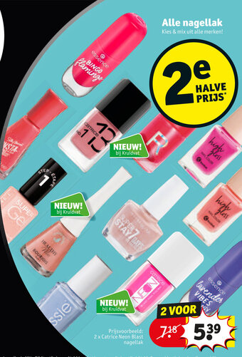 Kruidvat Alle nagellak aanbieding