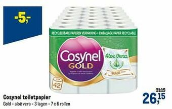 Makro Cosynel toiletpapier aanbieding