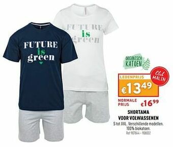 Shortama voor volwassenen