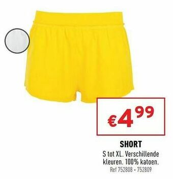 Trafic Short aanbieding