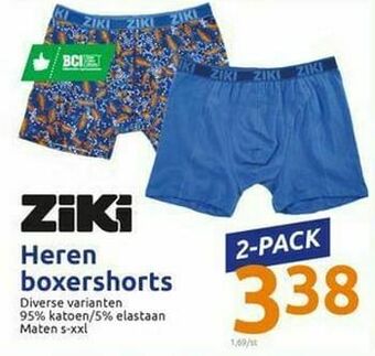 Action Heren boxershorts aanbieding
