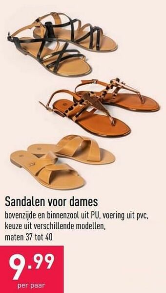 ALDI Sandalen voor dames aanbieding