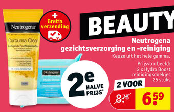 Kruidvat Neutrogena Gezichtsverzorging en-reiniging aanbieding