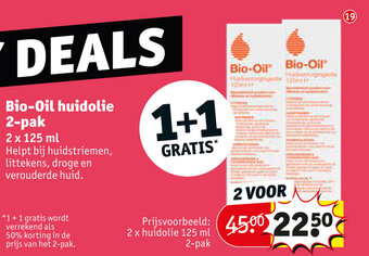 Kruidvat Bio-Oil huidolie 2-pak, 2 x 125 ml aanbieding