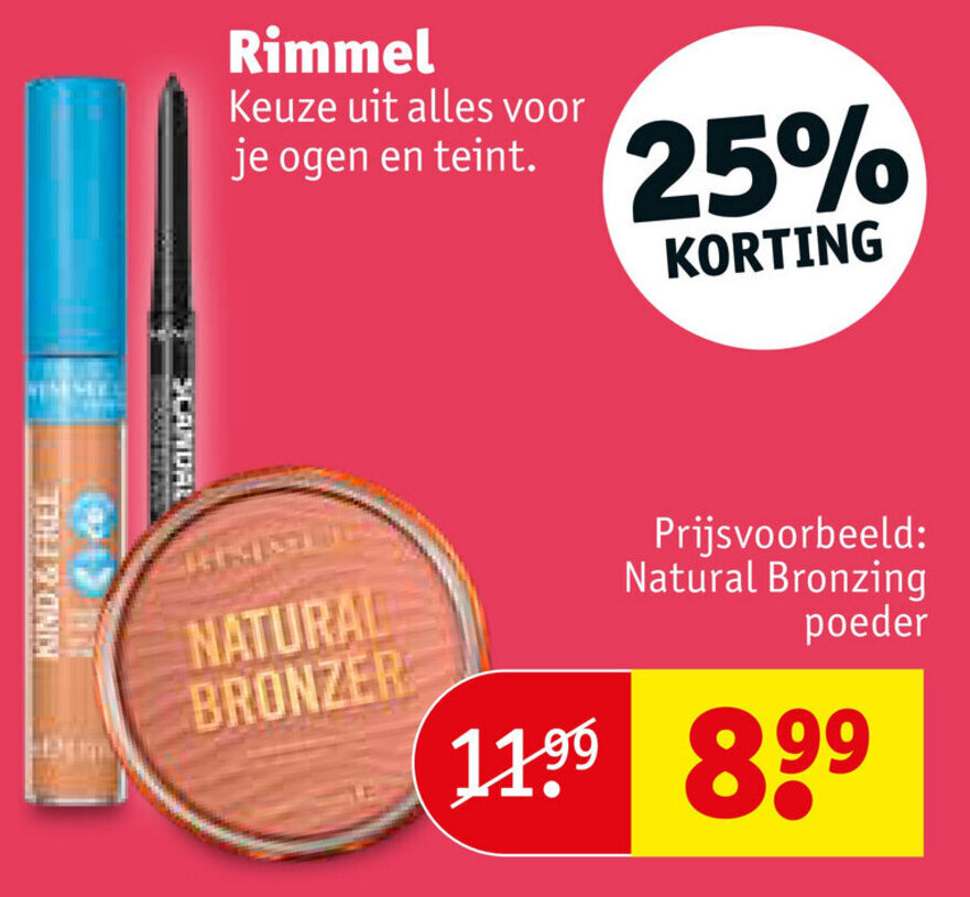 Rimmel Natural Bronzer promotie bij Kruidvat