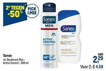 Sanex deodorant men - active control