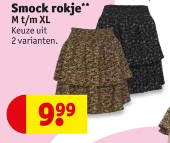 Smock rokje M t/m XL