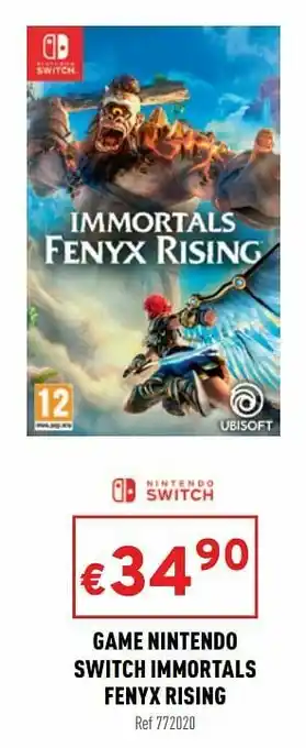 Trafic Game nintendo switch immortals fenyx rising aanbieding