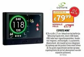 Trafic Coyote mini aanbieding
