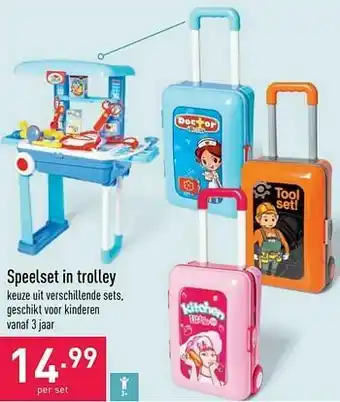 ALDI Speelset in trolley aanbieding