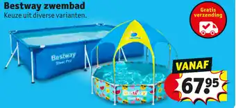 Kruidvat Bestway zwembad aanbieding