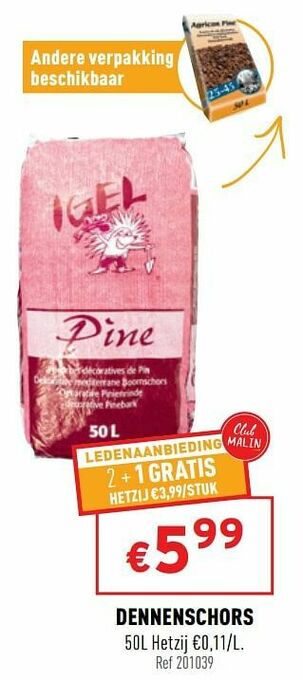 Trafic Dennenschors aanbieding