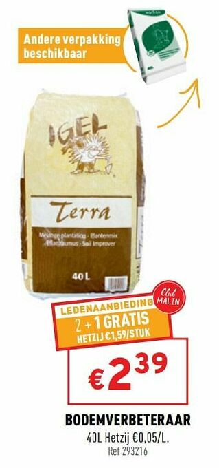 Trafic Bodemverbeteraar aanbieding