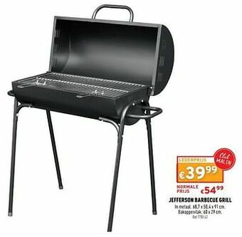 Trafic Jefferson barbecue grill aanbieding