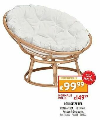 Trafic Louise zetel aanbieding
