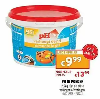 Trafic Ph in poeder aanbieding