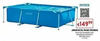 Trafic Junior metal frame zwembad aanbieding