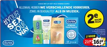 Kruidvat 2 x Durex Condooms Classic Natural 12 stuks aanbieding