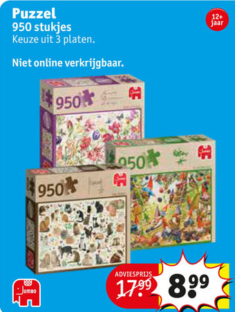 Kruidvat Puzzel 950 stukjes aanbieding