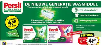 Kruidvat Persil Power Bars wasmiddel 16 wasbeurten aanbieding