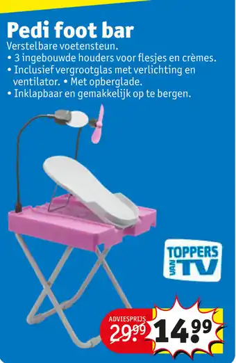 Kruidvat Toppers Van TV Pedi foot bar aanbieding
