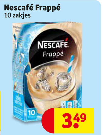 Kruidvat Nescafe Frappe 10 zakjes aanbieding