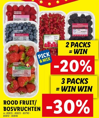 Lidl Rood fruit/bosvruchten aanbieding