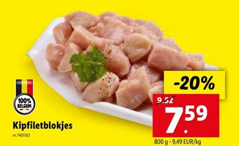 Lidl Kipfiletblokjes aanbieding