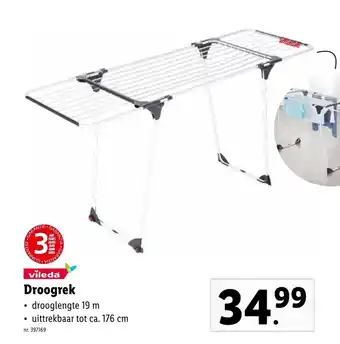 Lidl Vileda Droogrek 19 m aanbieding