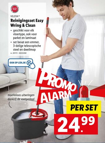Lidl Vileda Reinigingsset Easy Wring & Clean aanbieding