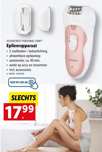Lidl Silvercrest Personal Care Epileerapparaat aanbieding