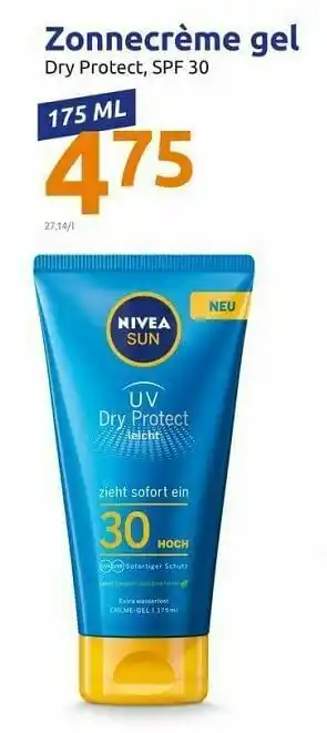 Zonnecrème gel
