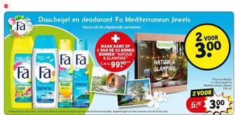 Kruidvat Douchegel en deodorant aanbieding