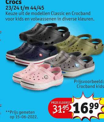 Kruidvat Crocs aanbieding