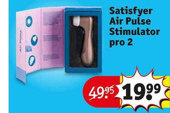 Kruidvat Satisfyer air pulse stimulator pro 2 aanbieding