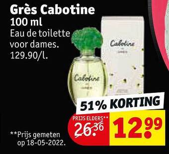 Grès cabotine eau de toilette voor dames