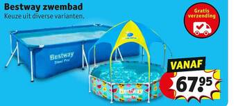 Kruidvat Bestway zwembad aanbieding