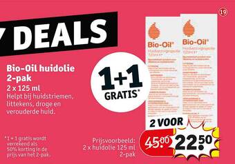 Kruidvat Biooil huidolie 2pak aanbieding