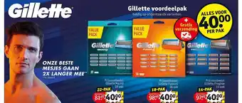 Kruidvat Gillette voordeelpak aanbieding