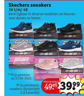 Kruidvat Skechers sneakers aanbieding