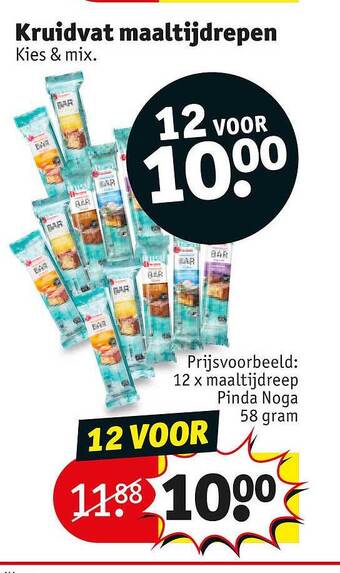 Kruidvat Kruidvat maaltijdrepen aanbieding