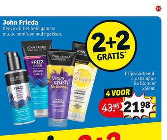 Kruidvat John frieda aanbieding
